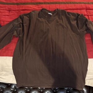 Brown Long Sleeve Shirt